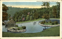 View Of Lake, Miller Park Franklin, PA Postcard Postcard