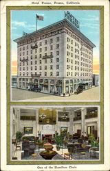 Hotel Fresno California Postcard Postcard