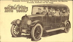 Golden State Auto Tours Postcard