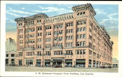 J. W. Robinson Company Store Building Los Angeles, CA Postcard Postcard