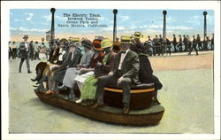 The Electric Tram, Between Venice, Ocean Park And Santa Monica Postcard