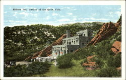 Hidden Inn, Garden of the Gods Colorado Springs, CO Postcard Postcard