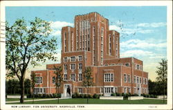 New Library, Fisk University Nashville, TN Postcard Postcard