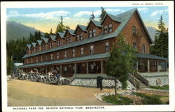 National Park Inn, Rainier National Park Washington Mount Rainier National Park Postcard Postcard