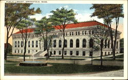 Public Library Postcard