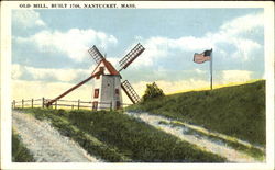 Old Mill Built 1746 Postcard