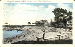 Salem Willows Beach, Salem Willows Postcard