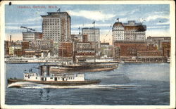 Harbor Detroit, MI Postcard Postcard