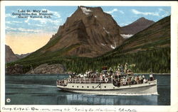 Lake St. Mary And Going To The Sun Mountain, Glacier snational Park Glacier National Park Postcard Postcard