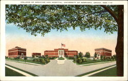 College Of Medicine And Hospital, University of Nebraska Postcard