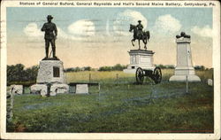 Statues Of General Buford Postcard