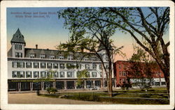 Junction House And Gates Block Postcard