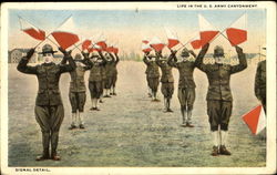 Life In The U. S. Army Cantonment World War I Postcard Postcard