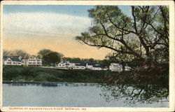 Glimpse Of Salmon Falls River Postcard