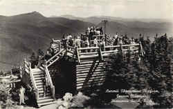 Summit Observation Platform, Cannon Mountain Postcard