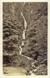 Wahkeena Falls Columbia River Highway, OR Postcard Postcard