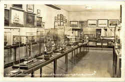 Naval Exhibition Room, Franklin D. Roosevelt Memorial Library Hyde Park, NY Postcard Postcard