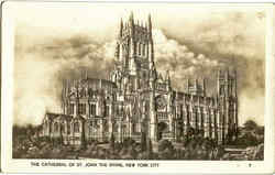 The Cathedral of St. John The Divine Postcard