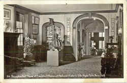 Reception Hall, Home of Franklin D. Roosevelt National Historic Site Hyde Park, NY Postcard Postcard