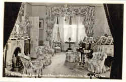 The Dresden Room, Home of Franklin D. Roosevelt National Historic Site Hyde Park, NY Postcard Postcard