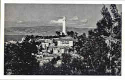 Coit Tower on Telegraph Hill Postcard