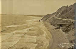 Endert's Beach on Redwood Highway Landscapes Postcard Postcard