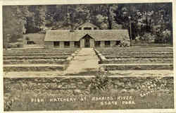 Fish Hatchery, Roaring River State Park Cassville, MO Postcard Postcard