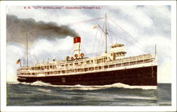 S. S. City Of Holland Goodrich Transit Co Boats, Ships Postcard Postcard