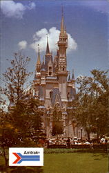 The Pastel Towers And Turrets Of Cinderella's Castle Postcard