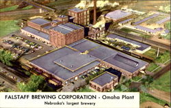 Falstaff Brewing Corporation Omaha Plant Postcard