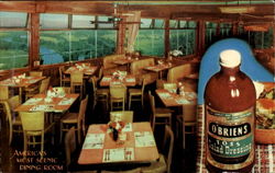 O'Brien's America's Most Scenic Dining Room Waverly, NY Postcard Postcard