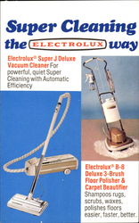 Super Cleaning The Electrolux Way Advertising Postcard Postcard