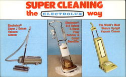 Super Cleaning The Electrolux Way Postcard