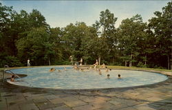 Swimming Pool At Sessions Woods Postcard