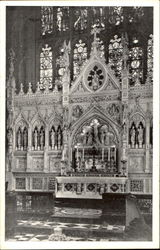 Trinity Church, Broadway and Wall Street New York, NY Postcard Postcard