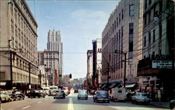 Main Street Looking North Postcard