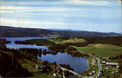 Aerial View Of Joe's Pond Postcard