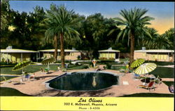 Los Olivas, 202 E McDowell Postcard