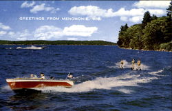 Greetings From Menomonie Wisconsin Postcard Postcard