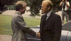 President Jimmy Carter And Ex-President Gerald Rudolph Ford Jr Washington, DC Washington DC Postcard Postcard