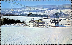 Mount Ascutney Ski Area Postcard