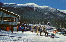 State Hut At Mt. Mansfield Stowe, VT Postcard Postcard