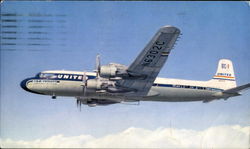 United DC-7 Postcard