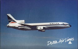 Delta Air Lines Aircraft Postcard Postcard