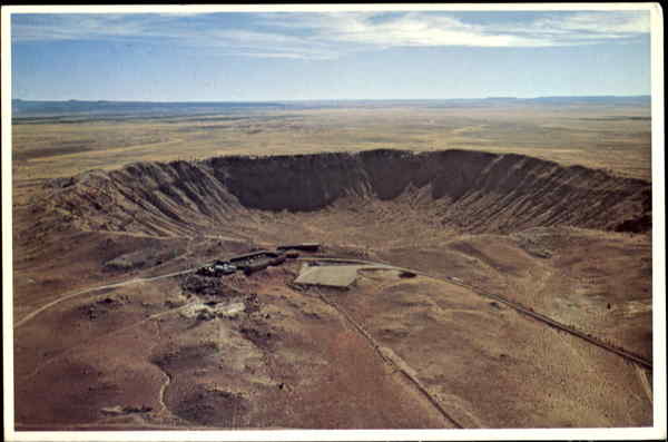 The Great Meteor Crater, Northern Arizona Scenic, AZ