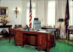 A Replica Of The Presidential Oval Office Austin, TX Postcard Postcard