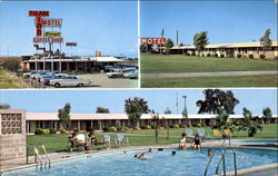 Tulare Inn Motel-Perry's Coffee Shop, Freeway 99 at Paige Ave Postcard