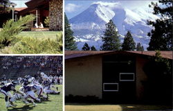 Mount Shasta, 800 College Avenue Weed, CA Postcard Postcard