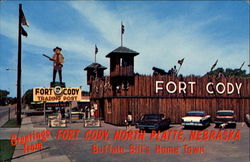 Greetings From Fort Cody Trading Post, Buffalo Bill's Home Town North Platte, NE Postcard Postcard