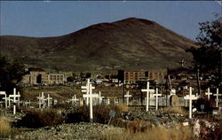 Goldfield Ghost Town Cemetery 1902 Postcard